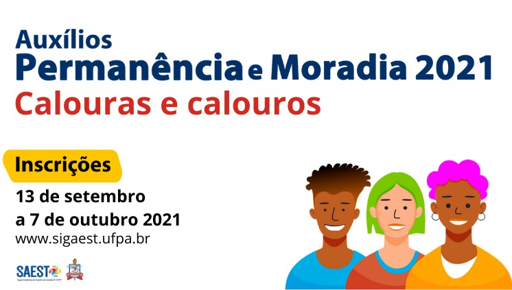 UFPA publica edital de Auxílios Permanência e Moradia para calouras e calouros 2021
